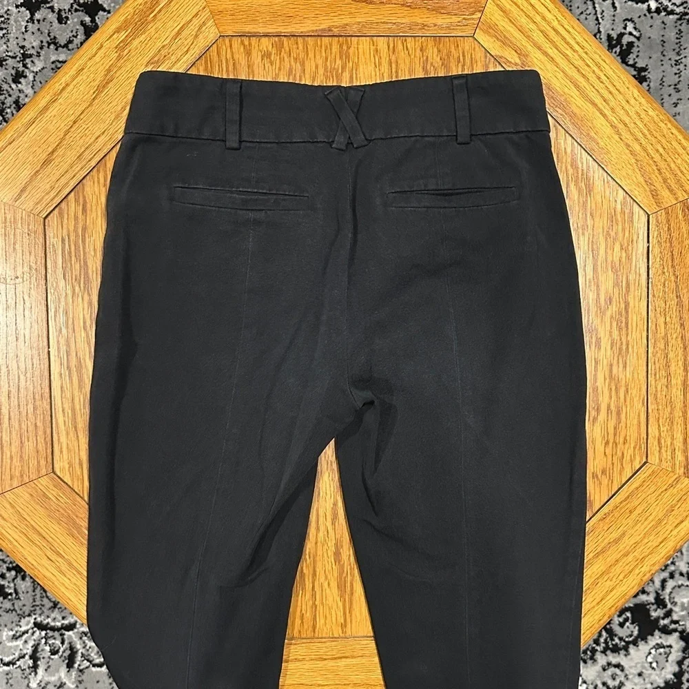 *ANTHROPOLOGIE* Black The Essential Slim Dress Pants Size 0